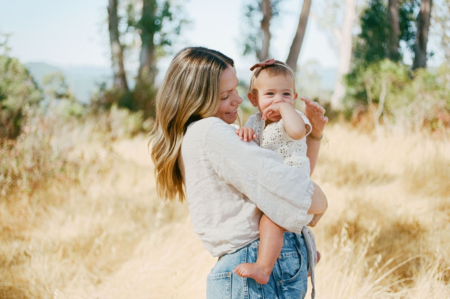 Child during a photo session in Marin County
