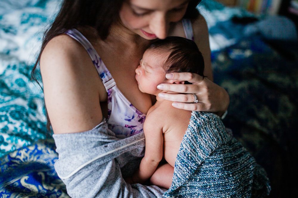 Intimate family moments in soft natural light — newborn mini session — San Anselmo Newborn Photographer