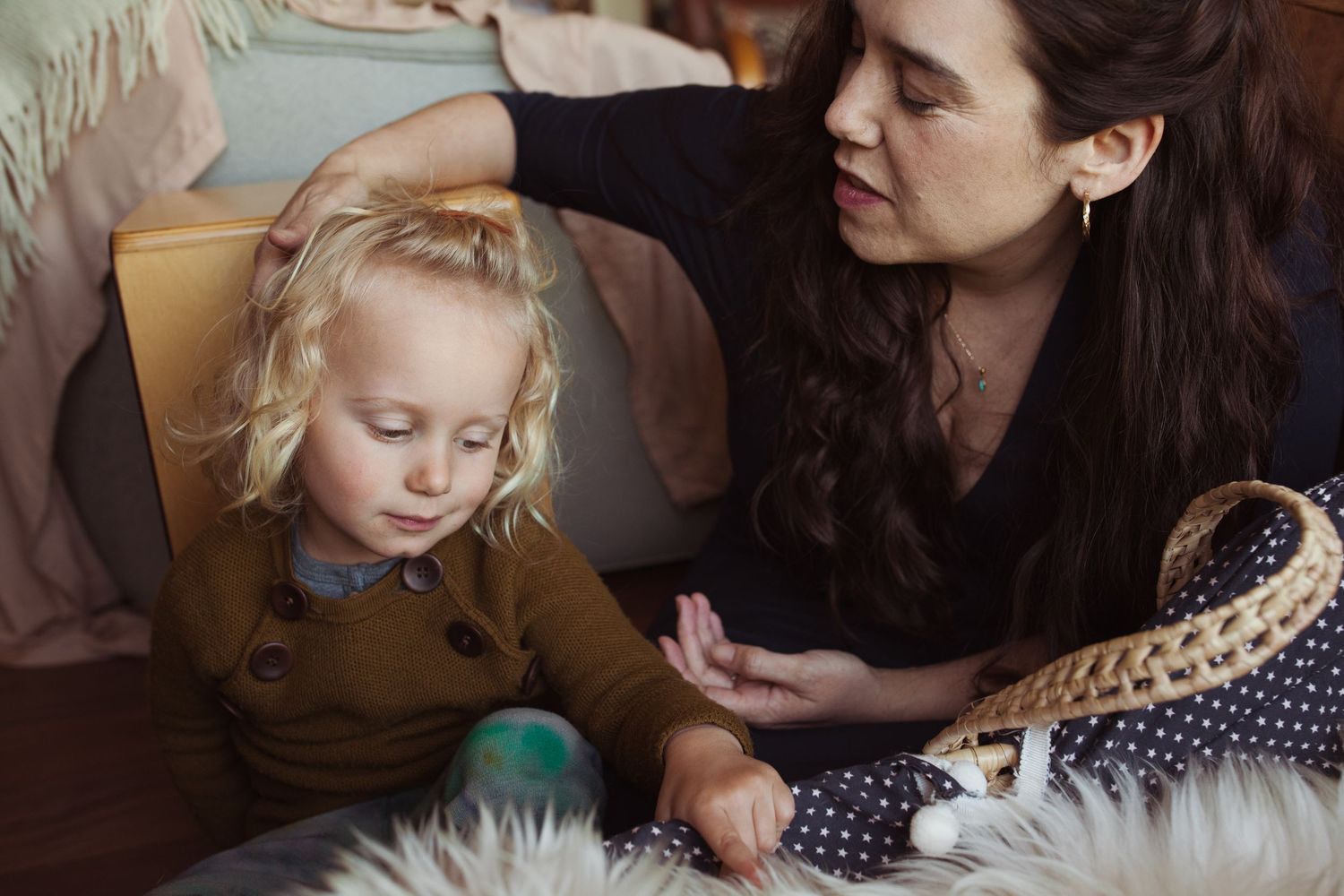 In-home newborn session, Corte Madera