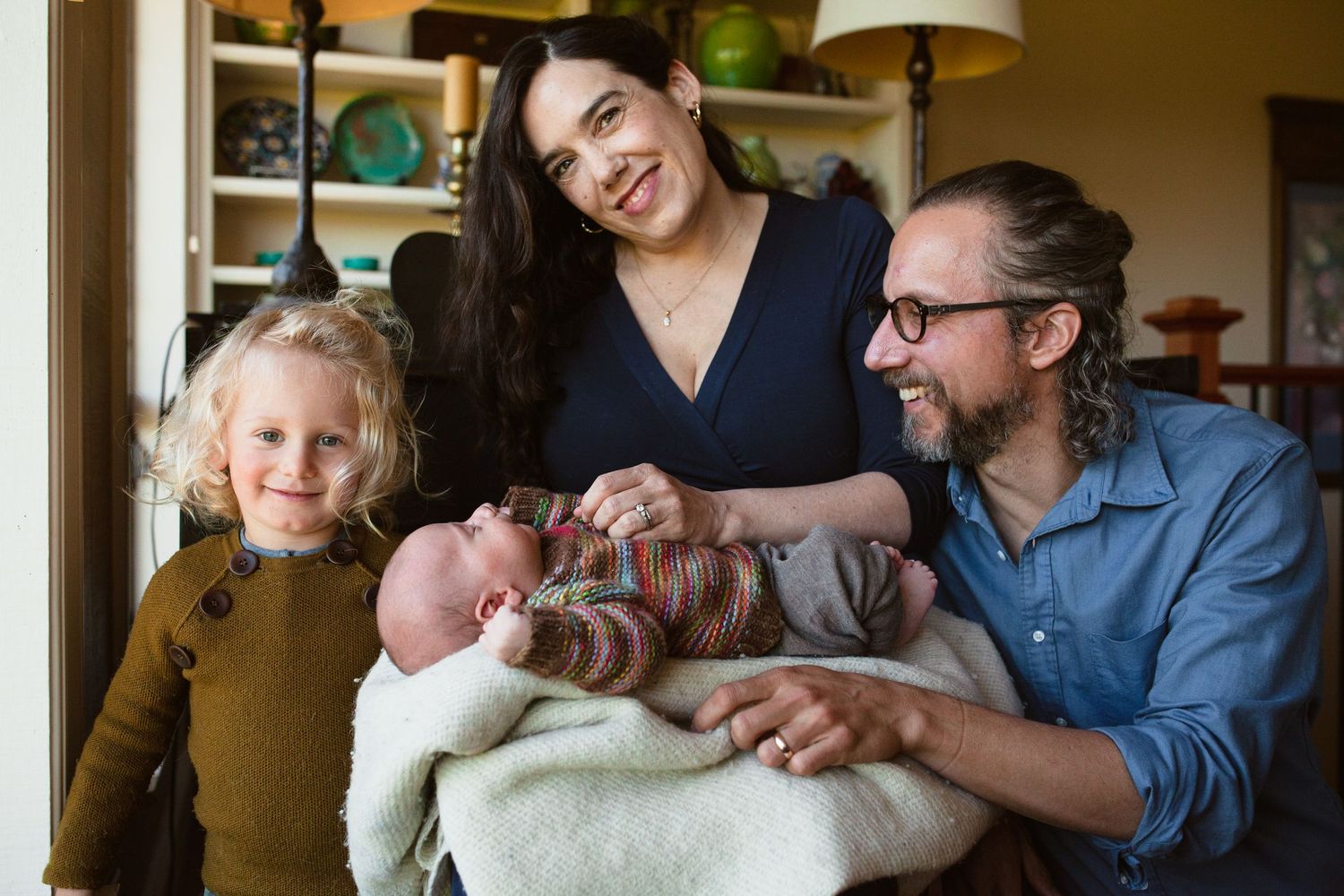 In-home newborn session, Corte Madera