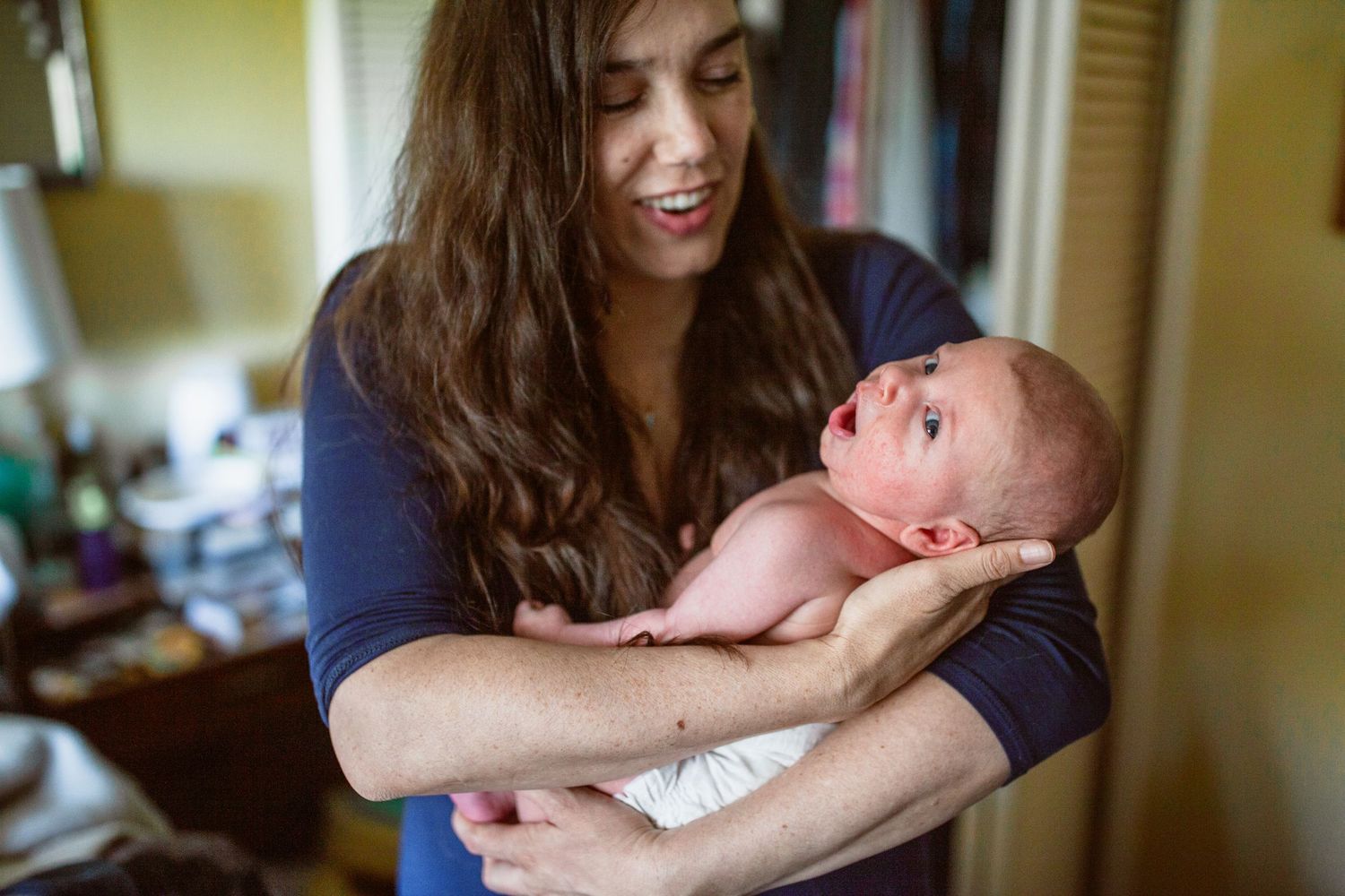 In-home newborn session, Corte Madera