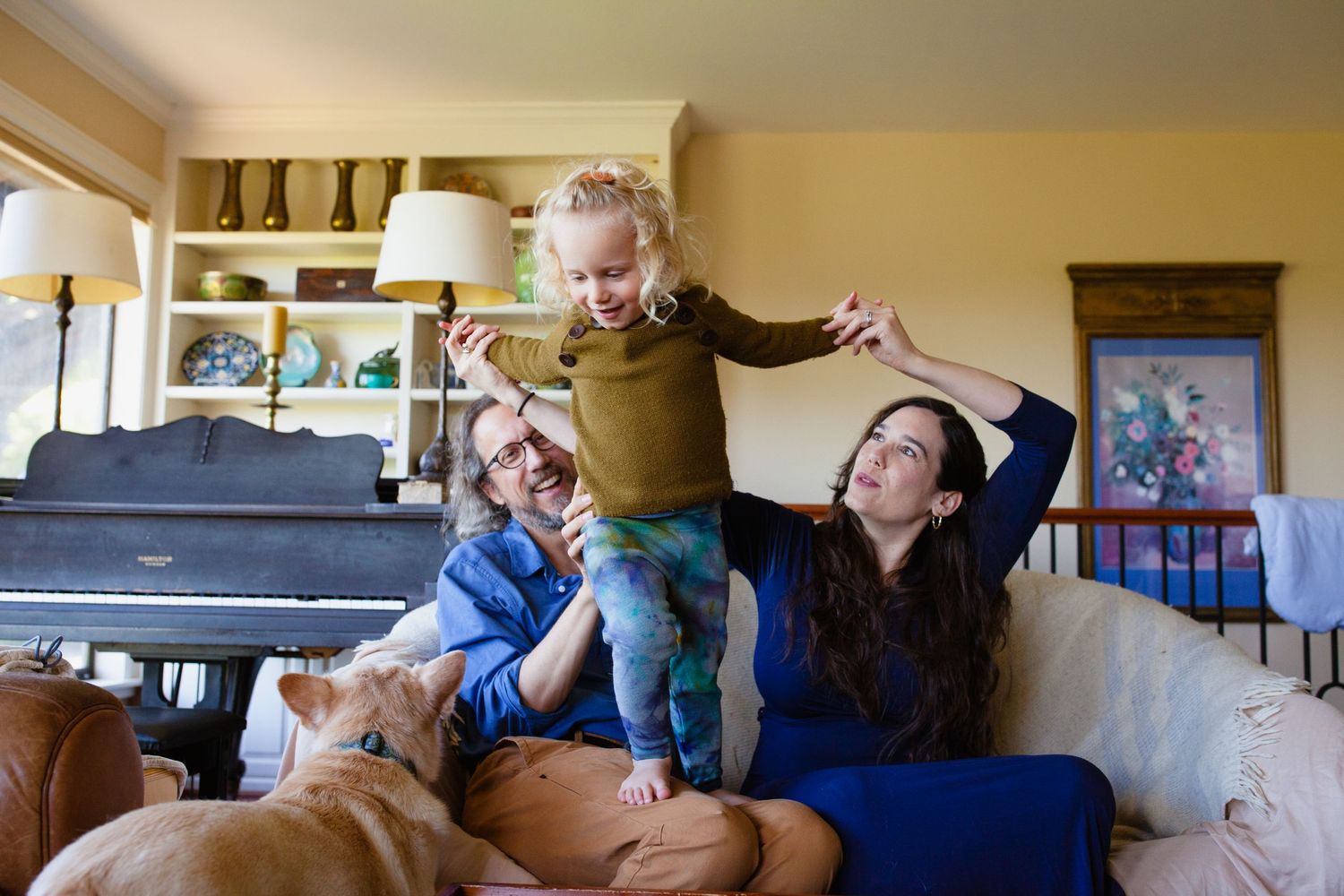 In-home newborn session, Corte Madera