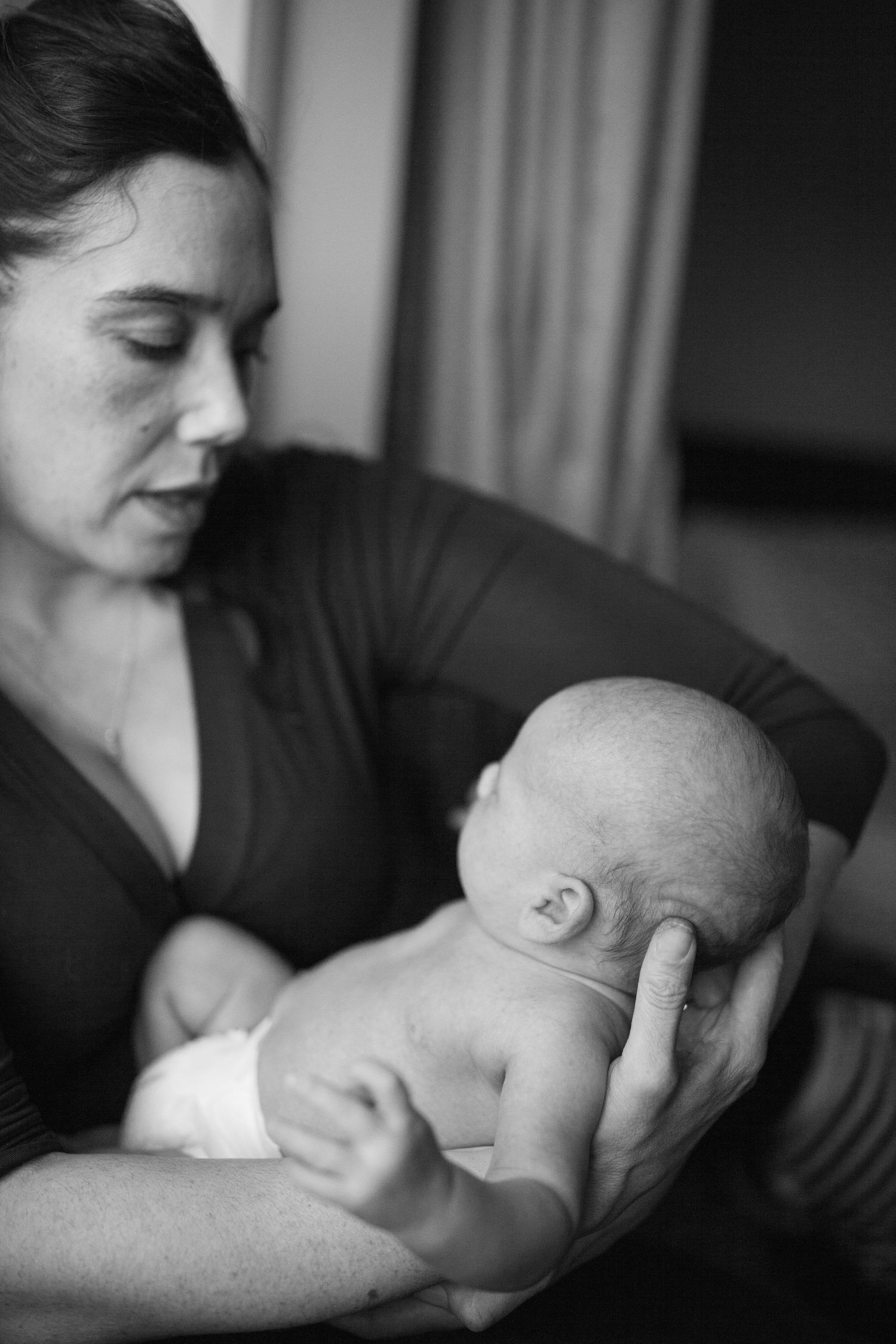 In-home newborn session, Corte Madera