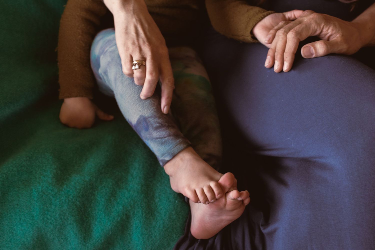 In-home newborn session, Corte Madera